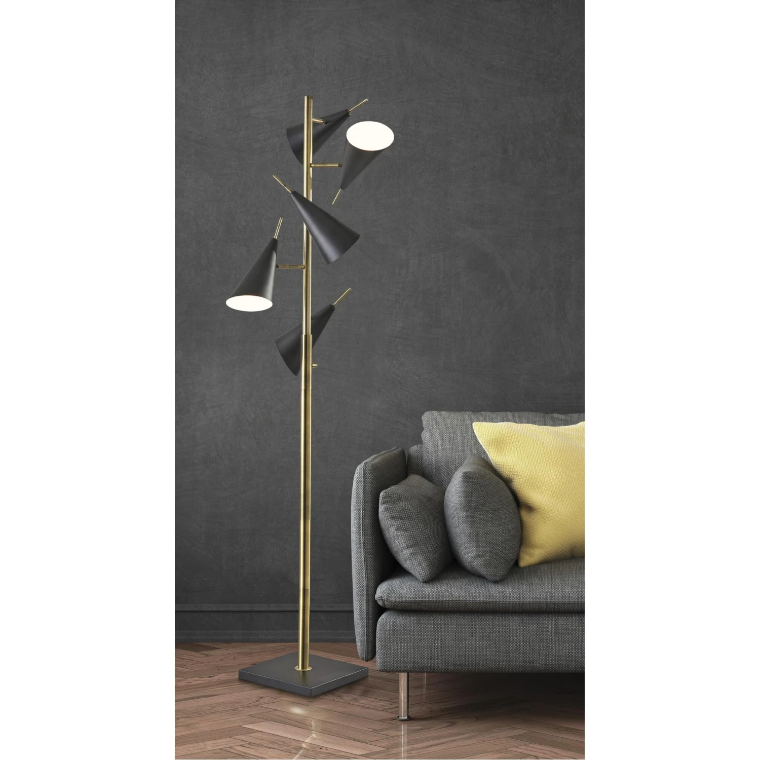 Owen 71 Inch Reading Lamp By Adesso 4 Owen 71 Inch Reading Lamp By Adesso - Image 2