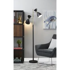 Oscar 68 Inch Reading Lamp By Adesso -Cheap Lamps Store Adesso 4285 01 OscarVignette2