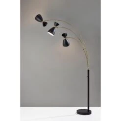 Oscar 82 Inch Arc Lamp By Adesso -Cheap Lamps Store Adesso 4290 01 3 lg