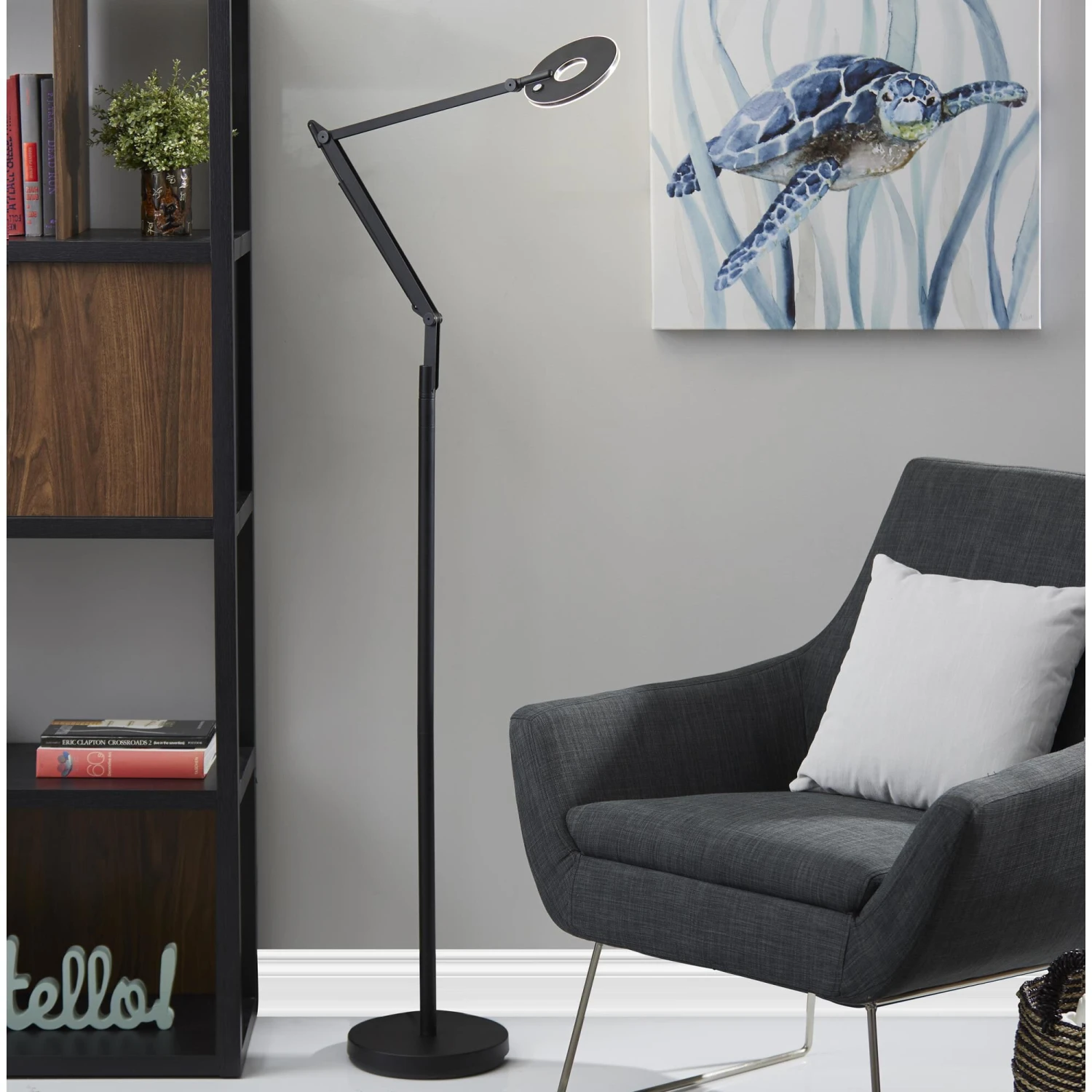 Gordon 66 Inch Reading Lamp By Adesso 4 Gordon 66 Inch Reading Lamp By Adesso - Image 2