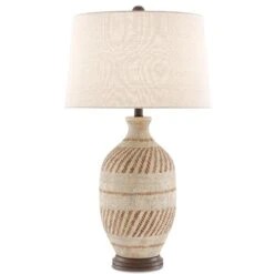 Faiyum 30 Inch Table Lamp By Currey And Company