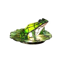 Tiffany Frog 7 Inch Accent Lamp By Dale Tiffany