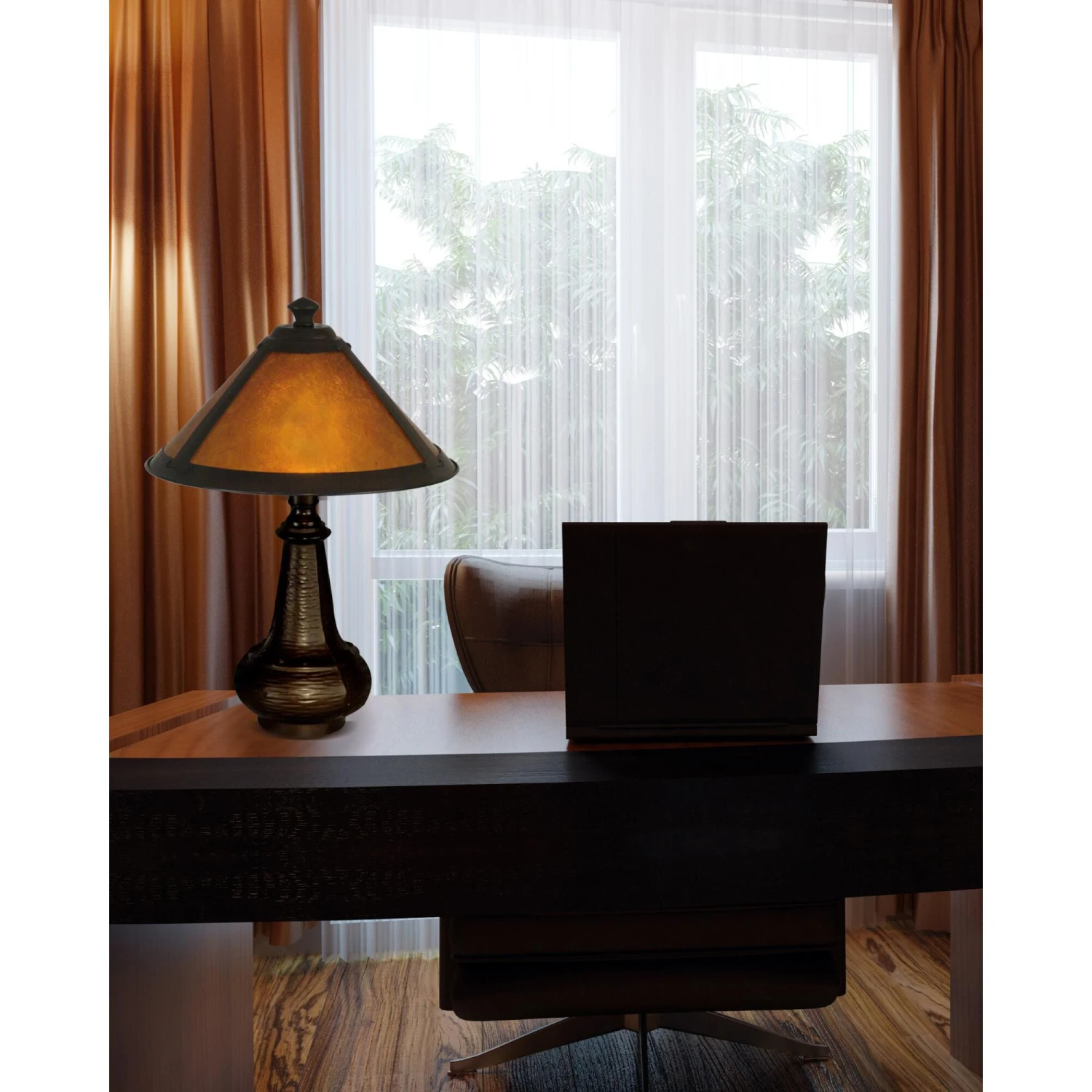 Hunter 16 Inch Table Lamp By Dale Tiffany 4 Hunter 16 Inch Table Lamp By Dale Tiffany - Image 2