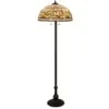Tiffany Turning Leaf 60 Inch Floor Lamp By Meyda Lighting - Clearance Special