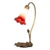 Red/White Pond Lily 16 Inch Table Lamp By Meyda Lighting -Cheap Lamps Store Meyda Lighting 251563