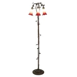 Seafoam And Cranberry 58 Inch Floor Lamp By Meyda Lighting -Cheap Lamps Store Meyda Lighting 255130X10 4