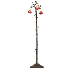 Seafoam And Cranberry 58 Inch Floor Lamp By Meyda Lighting -Cheap Lamps Store Meyda Lighting 255130X10 6