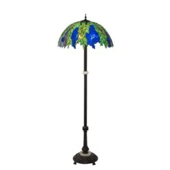 Tiffany Honey Locust 60 Inch Floor Lamp By Meyda Lighting