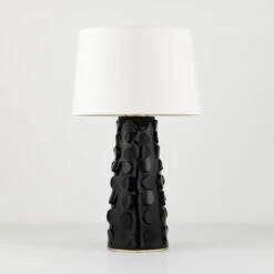 Naomi 26 Inch Table Lamp By Mitzi -Cheap Lamps Store Mitzi HL335201 BLK GL BB 02