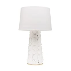 Naomi 26 Inch Table Lamp By Mitzi -Cheap Lamps Store Mitzi HL335201 WH GL