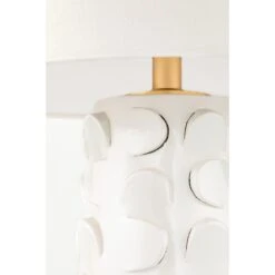 Naomi 26 Inch Table Lamp By Mitzi -Cheap Lamps Store Mitzi HL335201 WH GL BB