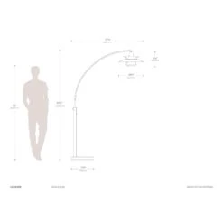 Palm Springs 84 Inch Floor Lamp By Nova Of California -Cheap Lamps Store Nova of California 2110825B 10