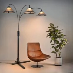 Natural Mica 86 Inch Floor Lamp By Nova Of California -Cheap Lamps Store Nova of California 4212GM 1