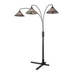 Natural Mica 86 Inch Floor Lamp By Nova Of California -Cheap Lamps Store Nova of California 4212GM 5