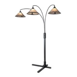 Natural Mica 86 Inch Floor Lamp By Nova Of California -Cheap Lamps Store Nova of California 4212GM 2