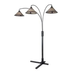 Natural Mica 86 Inch Floor Lamp By Nova Of California -Cheap Lamps Store Nova of California 4212GM 3
