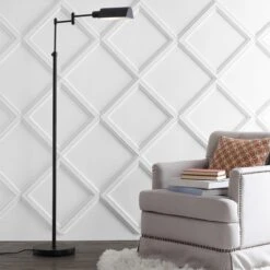 Watson 55 Inch Reading Lamp By Safavieh -Cheap Lamps Store Safavieh fll4064a on room