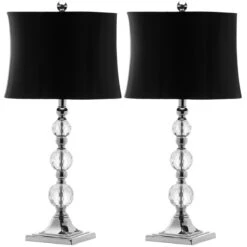Maeve Crystal Ball 28 Inch Set Of 2 Table Lamps By Safavieh