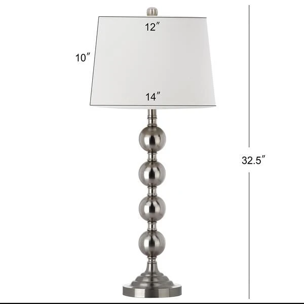 Stacked Gazing Ball 32 Inch Set Of 2 Table Lamps By Safavieh 6 Stacked Gazing Ball 32 Inch Set Of 2 Table Lamps By Safavieh - Image 4