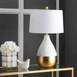 Kingship 24 Inch Set Of 2 Table Lamps By Safavieh -Cheap Lamps Store Safavieh lit4502b off room