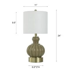 Bridgewater Tan 23 Inch Table Lamp By Stylecraft -Cheap Lamps Store Stylecraft KHL210954DS Diagram