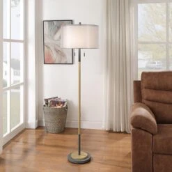 Lari 63 Inch Floor Lamp By Stylecraft -Cheap Lamps Store Stylecraft L718498DS App
