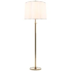 Barbara Barry Simple Scallop 62 Inch Floor Lamp By Visual Comfort Signature Collection -Cheap Lamps Store Visual Comfort Signature Collection BBL1023SBS