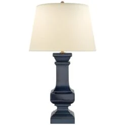 Chapman & Myers Square Balustrade 42 Inch Table Lamp By Visual Comfort Signature Collection -Cheap Lamps Store Visual Comfort Signature Collection CHA8657MBBPL