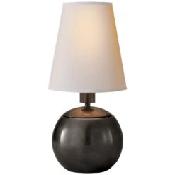 Thomas O'Brien Terri 10 Inch Table Lamp By Visual Comfort Signature Collection -Cheap Lamps Store Visual Comfort Signature Collection TOB3051BZNP